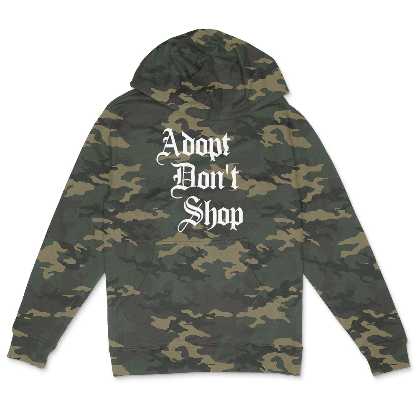 Adopt Don't Shop Pullover Hoodie