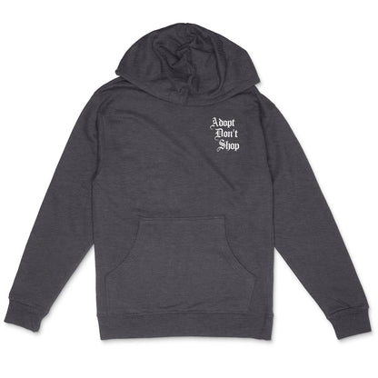 Adopt Don't Shop Double Print Pullover Hoodie