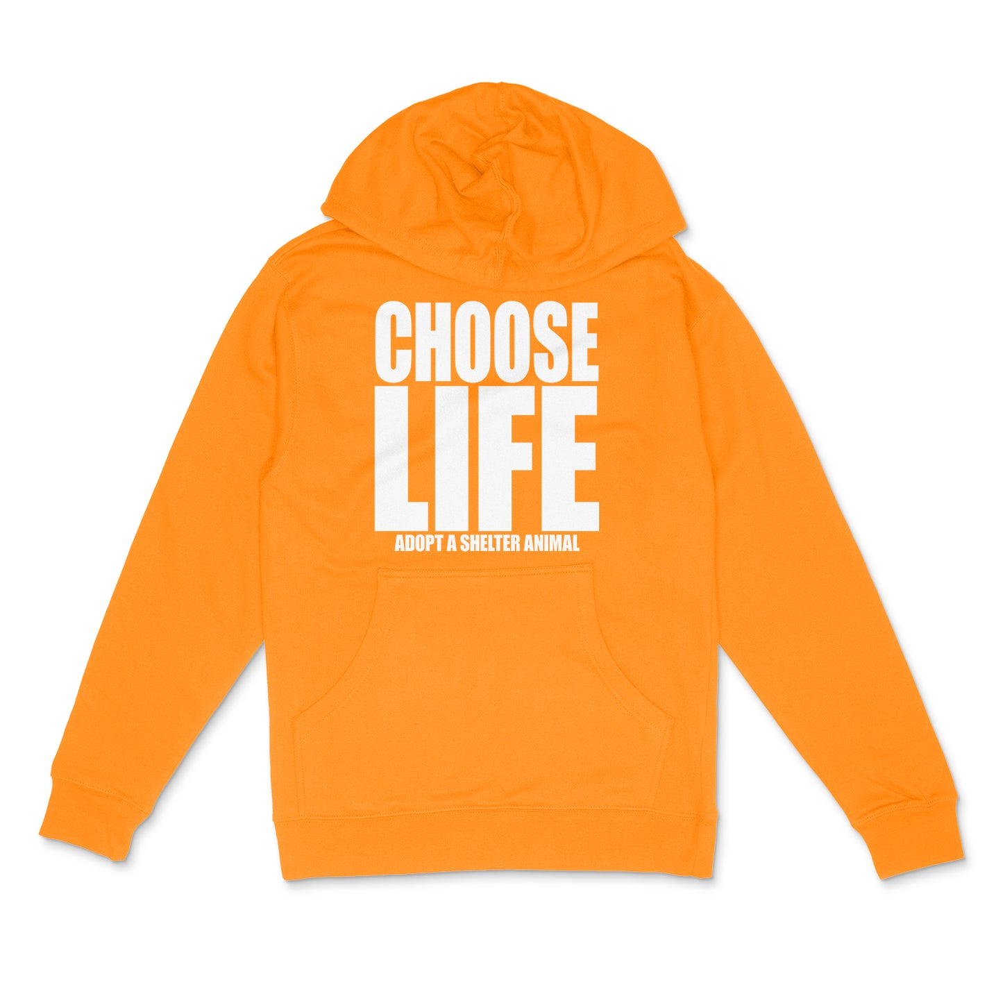 Choose Life Neon Flashback Pullover Hoodie