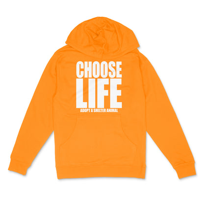 Choose Life Neon Flashback Pullover Hoodie