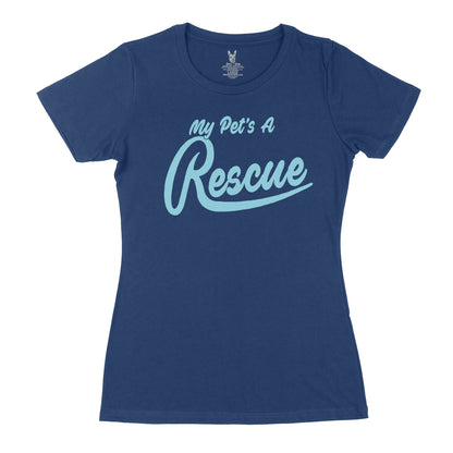Women's My Pet's A Rescue Tone On Tone T-Shirt