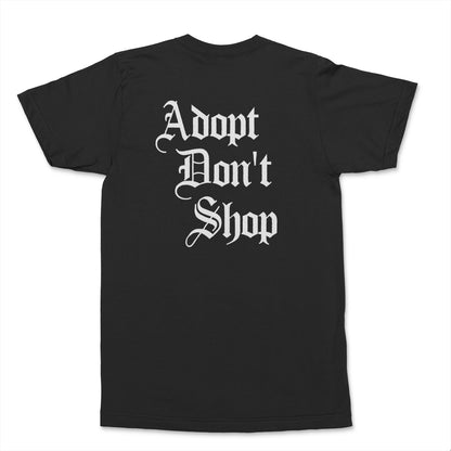 Men's Adopt Don't Shop Double Print T-Shirt